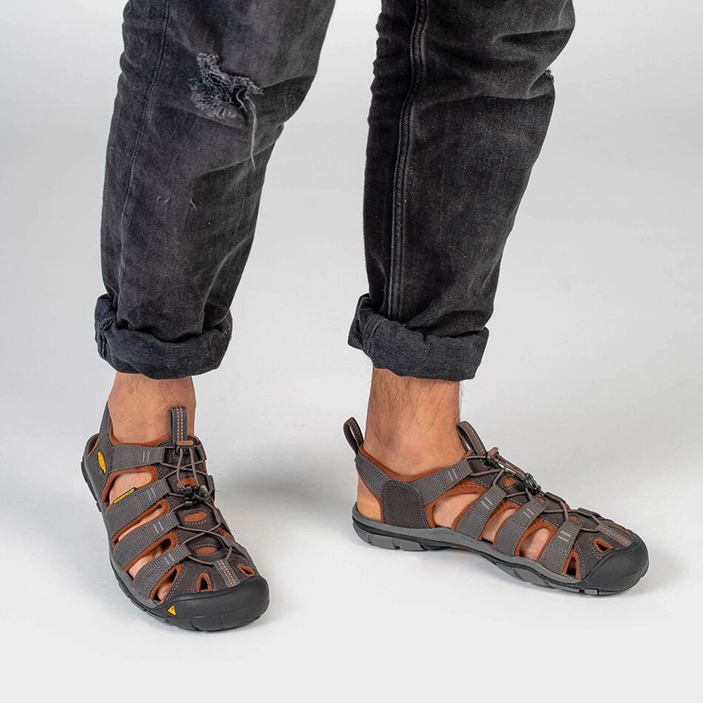 Keen Vandringssandaler Herr Blå/Grå - Clearwater Cnx - 531908GBU